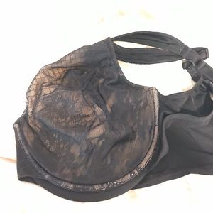 Women’s bra black silk comfy. Lightly wore.